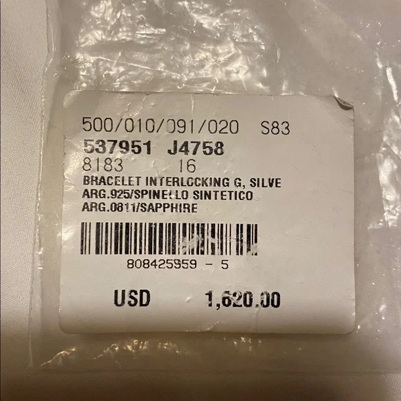 Authentic GUCCI GG Web Bracelet - Picture 5 of 16